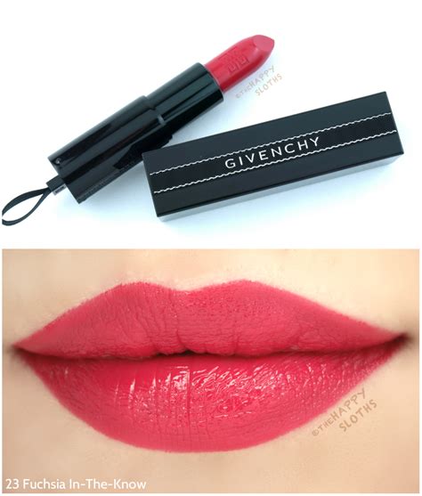 givenchy fuchsia-in-the-known|Givenchy Rouge Interdit Satin Lipstick .